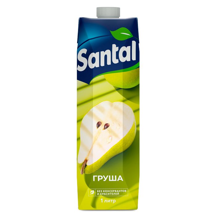 Нектар Грушевый 1л тетрапризма SANTAL