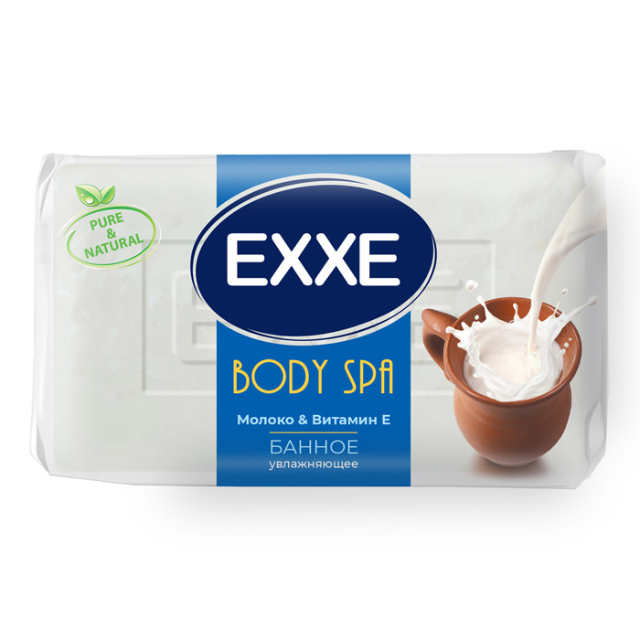 Мыло банное Body SPA Молоко & Витамин Е 160г EXXE 