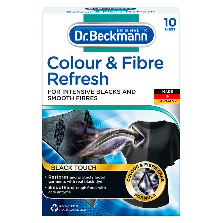 Салфетки для обновления черного цвета 10шт Dr.Beckmann 