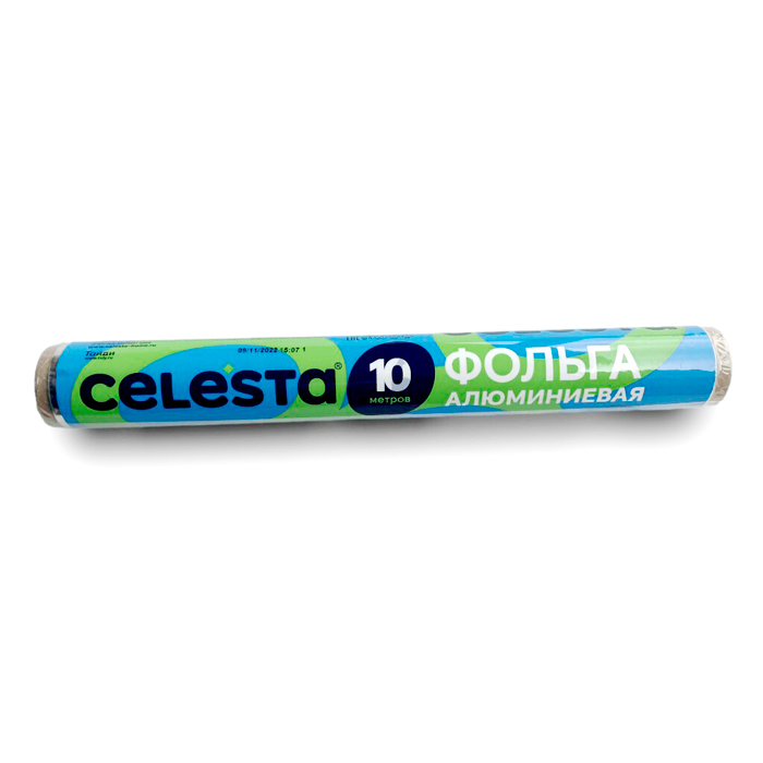 Фольга алюминиевая пищевая 10м Celesta