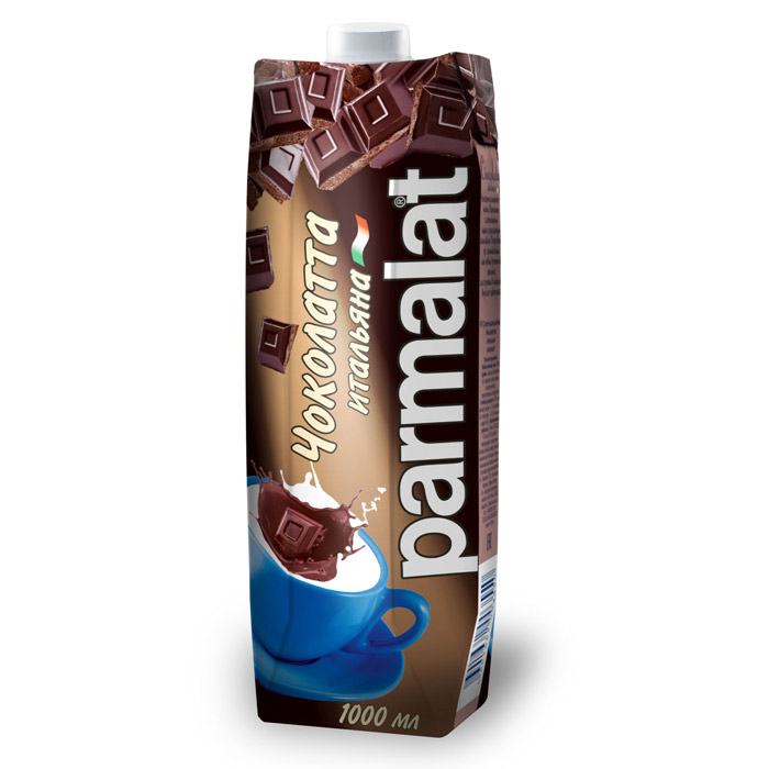 Молочный кофейный коктейль CIOCCOLATA ITALIANA 1л тетрапризма Parmalat