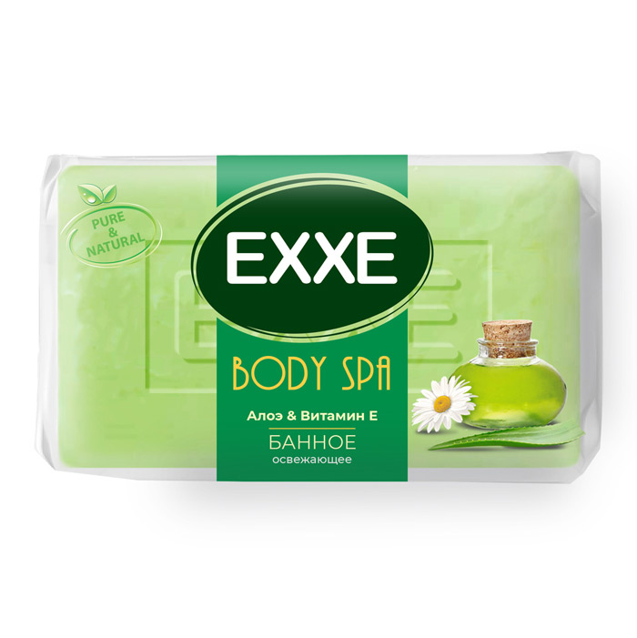 Мыло банное Body SPA Алоэ & Витамин Е 160г EXXE 