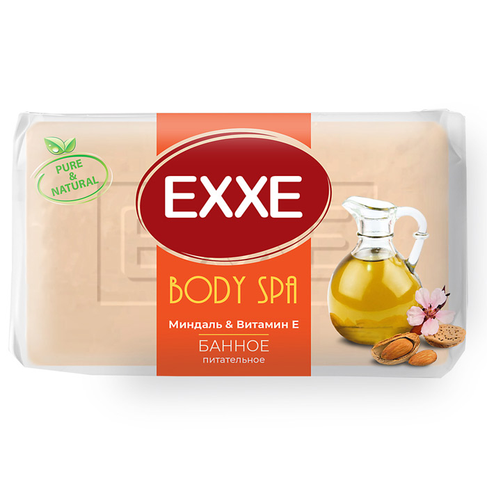 Мыло банное Body SPA Миндаль & Витамин Е 160г EXXE 