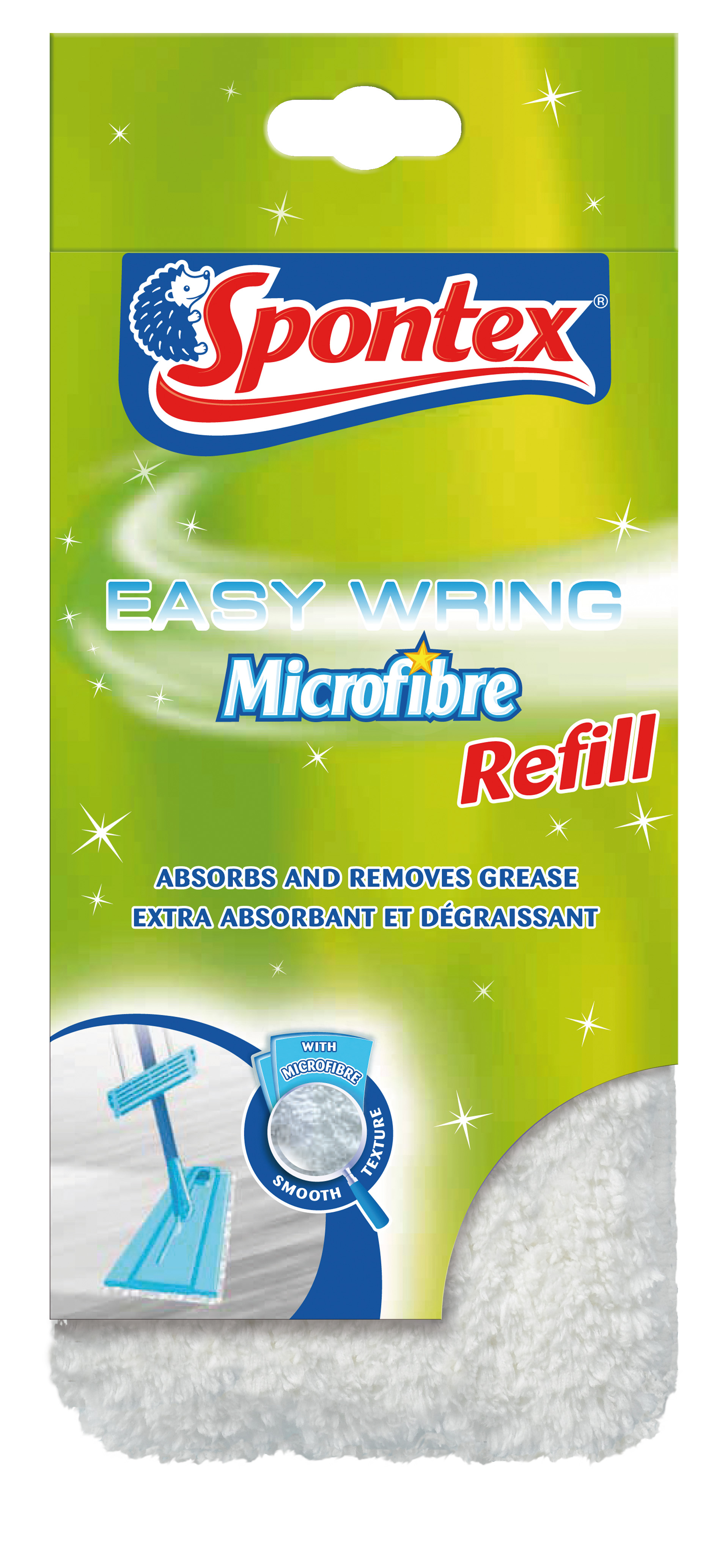 Запаска для швабры 32×10,1 1шт Microfibre Easy Wring Spontex