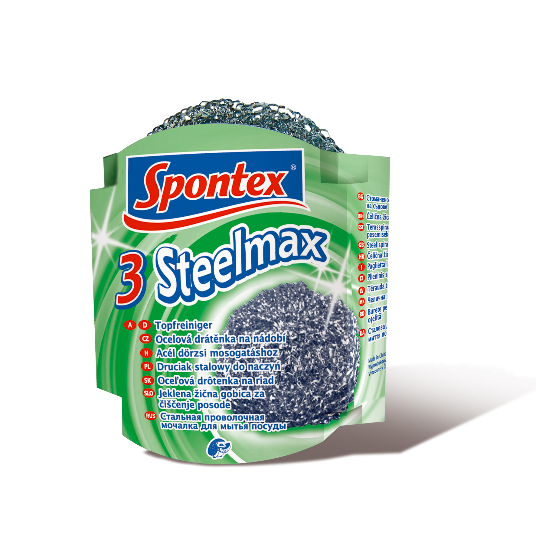 Спиральные щетки 3шт Steelmax Spontex