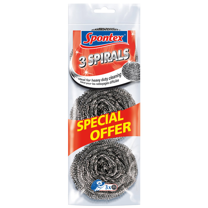 Спиральная щетка 3шт Spiral Spontex