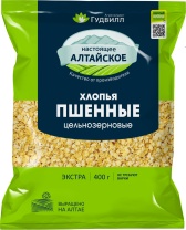Хлопья Пшенные цельнозерновые не требующие варки 400гр мягкая упак Гудвилл Хлопья Пшенные цельнозерновые не требующие варки 400гр мягкая упак Гудвилл