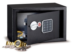 Сейф MINI SAFE M20E электронный черный Technomax 5кг Сейф MINI SAFE M20E электронный черный Technomax 5кг