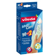 Перчатки мультиуход 10+2 сред/бол Vileda Перчатки мультиуход 10+2 сред/бол Vileda