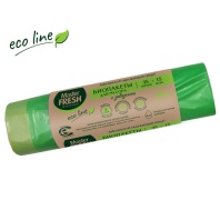 Пакеты для мусора БИО разлагаемые с завязками 35л 15шт салатовые Master Fresh Пакеты для мусора БИО разлагаемые с завязками 35л 15шт салатовые Master Fresh