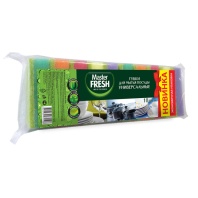 Губка для посуды универсальная стандарт 10шт Master Fresh Губка для посуды универсальная стандарт 10шт Master Fresh